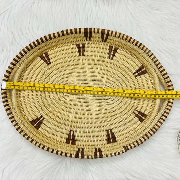 Hand Woven Basket Tray and Coffee/Tea Set - Picture 11 of 14
